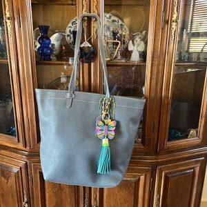 Consuela Keanu Daily Tote NWOT with Butterfly Charm
